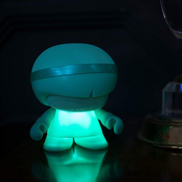 Акуст. стереосистема Xoopar - Xboy Glow(12cm,мят.,Bluetooth,MP3/SD-карт,микроф.,аудио&USB-каб.,LED) XBOY31007.30G