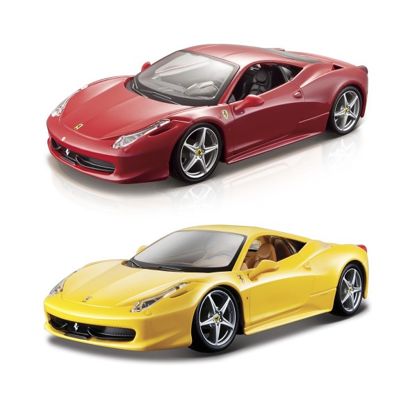 Автомодель - 458 Italia (ассорти желтый, красный, 1:24) 18-26003