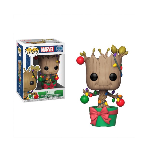 Игровая фигурка Funko Pop! серии "Стражи Галактики" - Праздничный Грут 33982