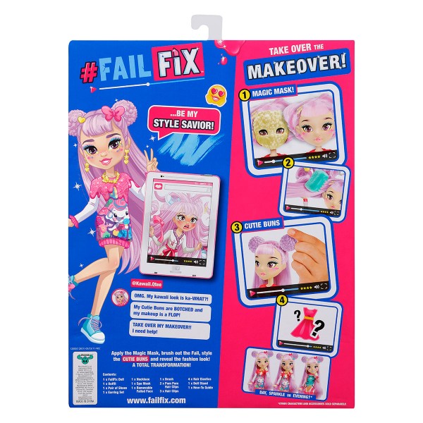 Игровой набор с куклой Failfix - Кьюти Каваи 12801
