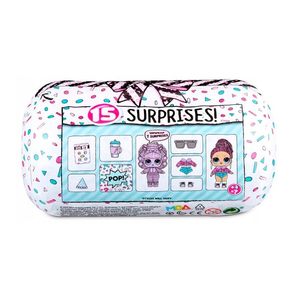 Игровой набор с куклой LOL Surprise! серии "Under Wraps" - Конфетти Лол 571469