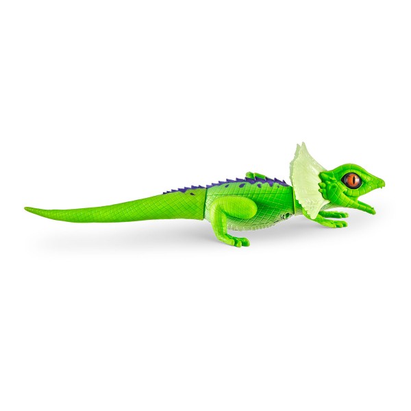 Интерактивная игрушка Robo Alive - Зеленая плащеносная ящерица 7149-1