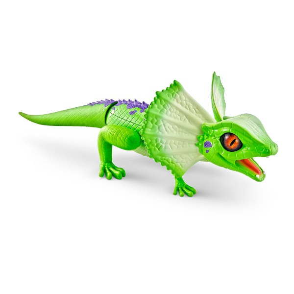 Интерактивная игрушка Robo Alive - Зеленая плащеносная ящерица 7149-1