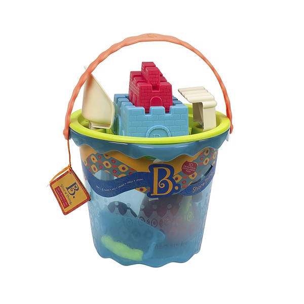 Набор для игры с песком и водой - Мега-Ведерце Море (9 предметов) BX1444Z