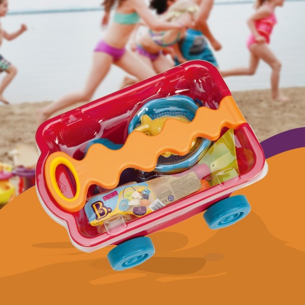Набор для игры с песком и водой - Тележка Манго (11 предметов) BX1594Z