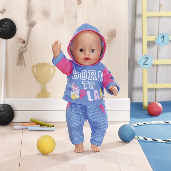 Набор одежды для куклы Baby Born - Спортивный костюм для бега (гол.) 830109-2