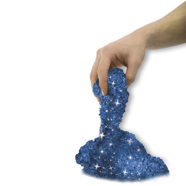 Песок для детского творчества - Kinetic Sand Metallic (синий) 71408Sp