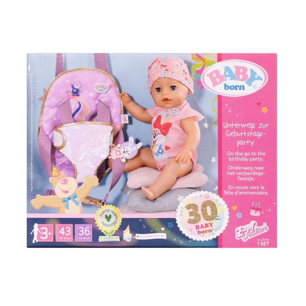 Рюкзак-кенгуру для куклы Baby Born серии "День Рождения" - Прогулка 831113