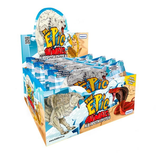 Стретч-игрушка в виде животного Diramix The Epic Animals - Лед против пустыни DIR-T-10005