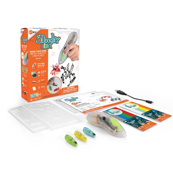 3D-ручка 3Doodler Start для детского творчества - Hexbug 8SPSRBUG3E