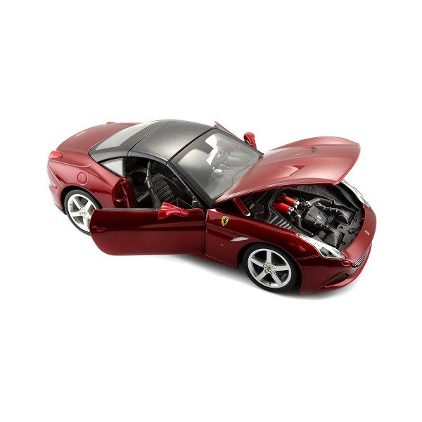 Автомодель - Ferrari California T (ассорти бордо, серый металлик, 1:24) 18-26002