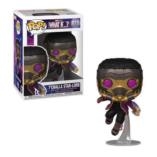 Игровая фигурка Funko Pop! cерии "Что если...?" - Звездный Лорд Т'Чала 55812