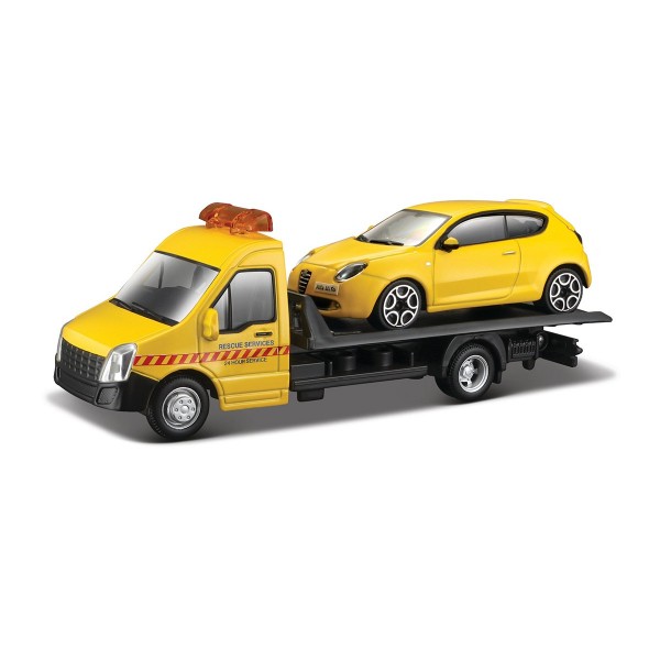 Игровой набор - Автоперевозчик с автомоделью Alfa Romeo Mito 18-31406
