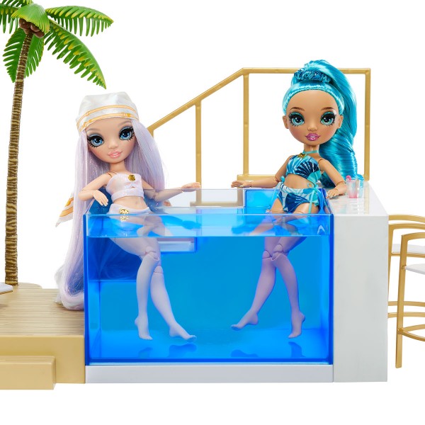 Игровой набор для кукол Rainbow High "Pacific Coast" - Вечеринка у бассейна 578475