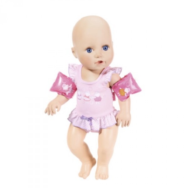 Интерактивная кукла Baby Annabell - Научи Меня Плавать (43 см, с аксессуарами, плавает в воде) 700051