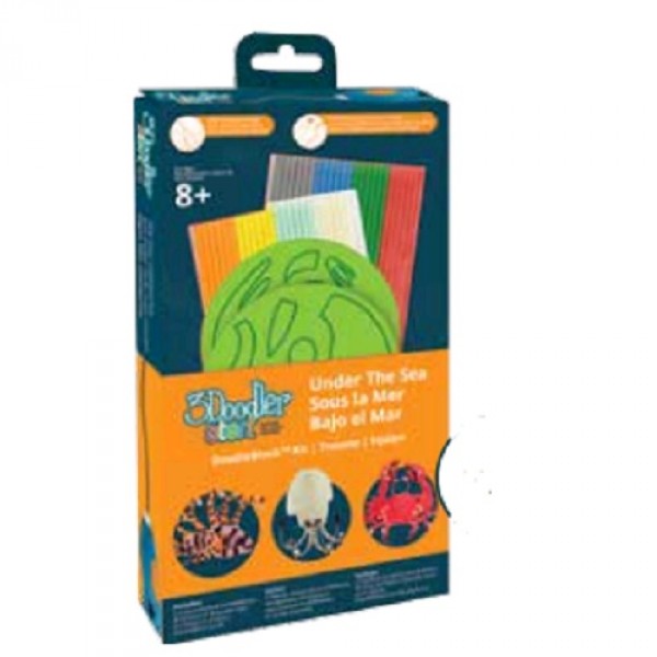 Набор аксессуаров для 3D-ручки 3Doodler Start - Водный Мир 3DS-DBK-SE-COM
