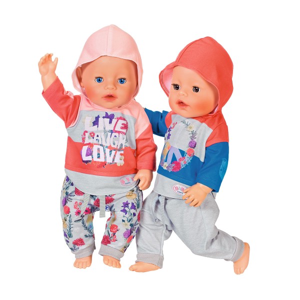 Набор одежды для куклы Baby Born - Трендовый спортивный костюм (синий) 826980-2