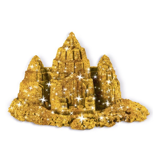 Песок для детского творчества - Kinetic Sand Metallic (золотой) 71408G