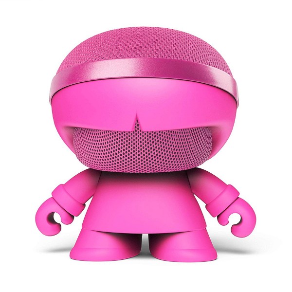 Акуст. стереосистема Xoopar - Xboy Glow(12cm,роз.,Bluetooth,MP3/SD-карт,микроф.,аудио&USB-каб.,LED) XBOY31007.24G