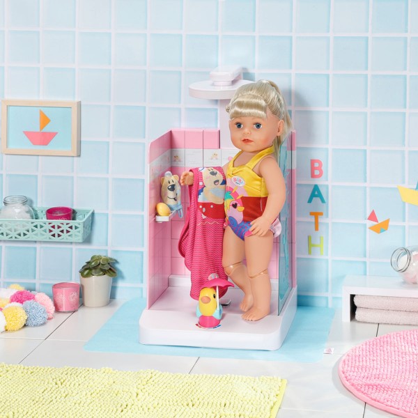 Автоматическая душевая кабинка для куклы Baby Born - Купаемся с уточкой Zapf 830604