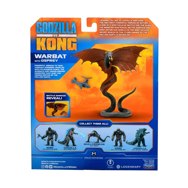 Фигурка Godzilla vs. Kong - Уорбет со скопой 35307