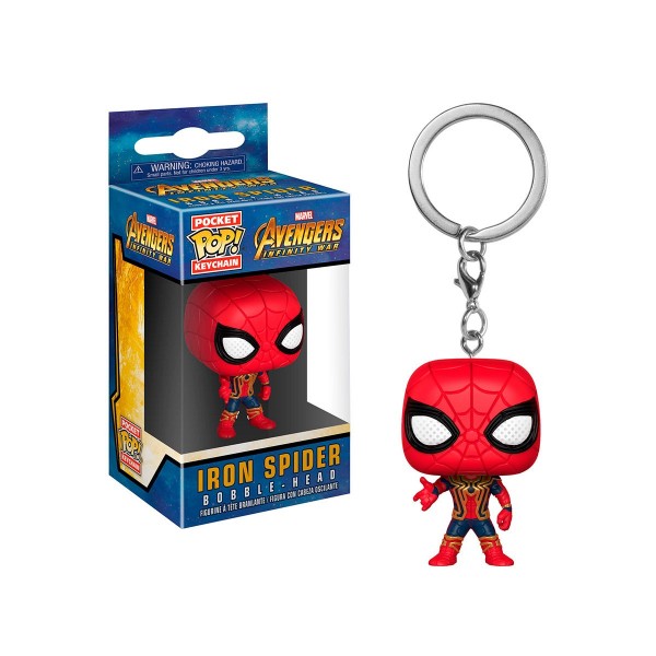 Игровая фигурка на клипсе Funko Pop! cерии "Война бесконечности" - Железный Паук 27302