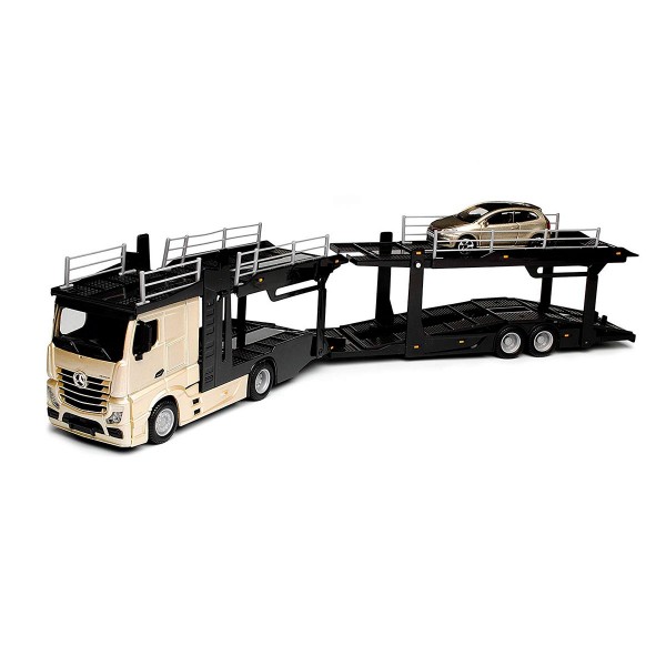 Игровой набор - Автотранспортер Mercedes-Benz Actros C Автомоделью Vw Polo Gti Mark 5 18-31458