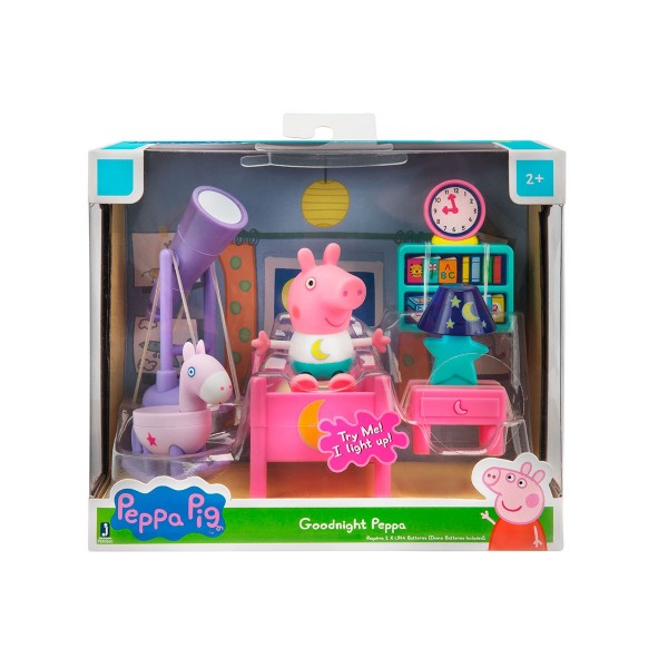 Игровой набор Peppa - Спальня (фигурка Пеппы, аксессуары, свет) PEP0560