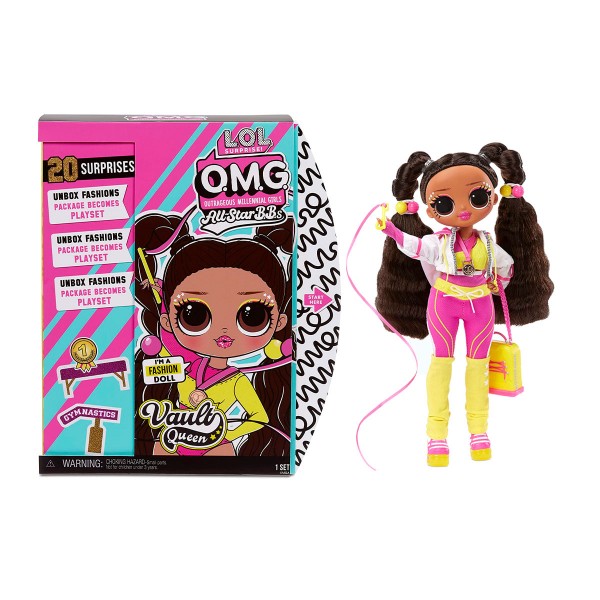 Игровой набор с куклой LOL Surprise! серии "OMG Sports Doll" - Гимнастка Лол 577515