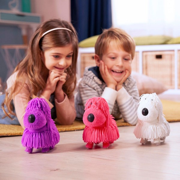 Интерактивная игрушка Jiggly Pup - Озорной щенок (розовый) JP001-WB-PI