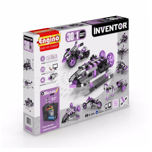 Конструктор серии Inventor Motorized Adventure 30 в 1 с электродвигателем 3031