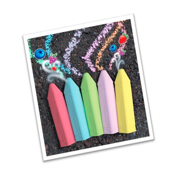 Набор ароматных цветных мелков для рисования - Яркое лето (24 цвета) 40079