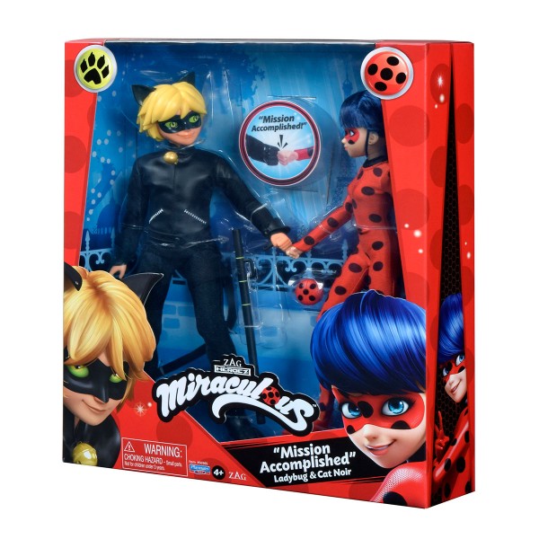 Набор из 2-х кукол Леди Баг и Супер-Кот S2 - Миссия выполнена Miraculous 50365