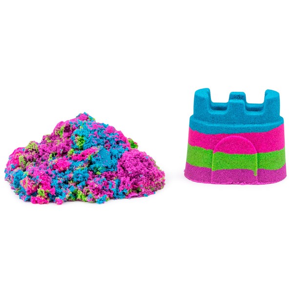 Песок для детского творчества - Kinetic Sand мини -Крепость 71477