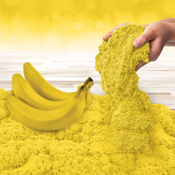 Песок для детского творчества с ароматом - Kinetic Sand Банановый десерт 71473B