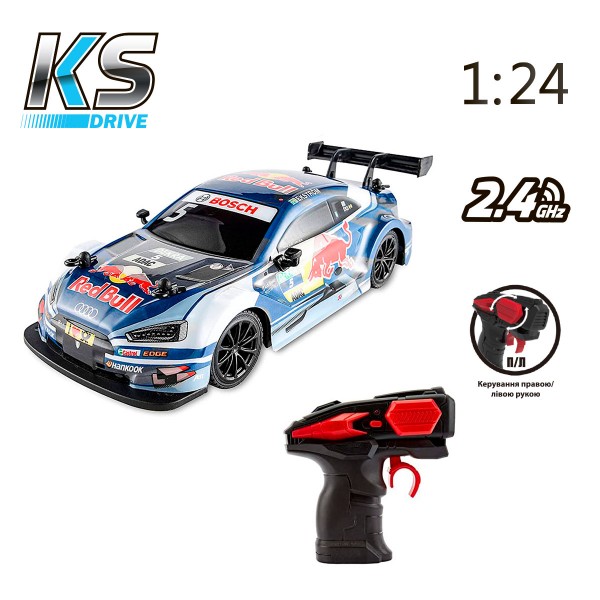 Автомобиль KS Drive на радиоуправлении - Audi RS 5 DTM Red Bull 124RABL