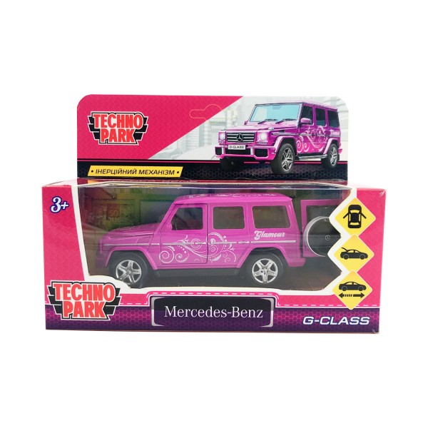 Автомодель GLAMCAR - MERCEDES-BENZ G-CLASS (фиолетовый) GCLASS-12GRL-LIL