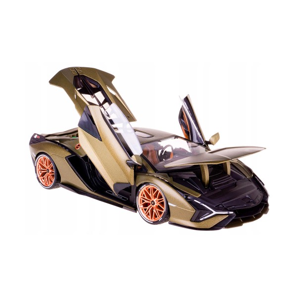 Автомодель - Lamborghini Sian FKP 37 (матовый зелёный металлик, 1:18) 18-11046G