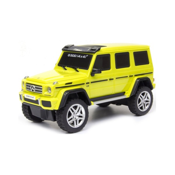 Автомодель - Mercedes-Benz G500 (ассорти желтый, серебристый,1:26, свет, звук, инерц.) 89801