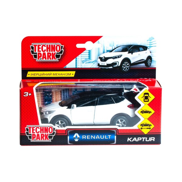 Автомодель - Renault Kaptur (бело-черный) SB-18-20-RK2-WB