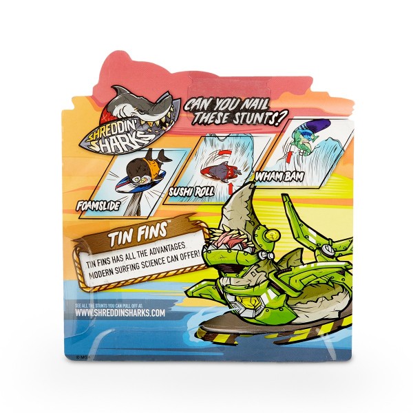 Фингерборд С Фигуркой Shreddin' Sharks - Tin Fins 561958