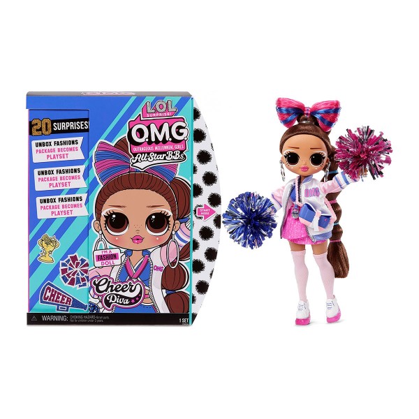 Игровой набор с куклой LOL Surprise! серии "OMG Sports Doll" - Леди-Чирлидер Лол 577508