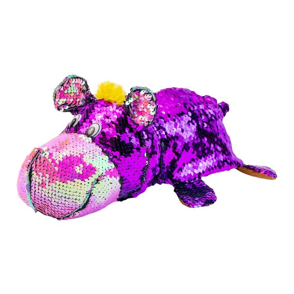 Мягкая Игрушка С Пайетками 2 В 1 - Zooprяtki - Жираф-Бегемот (30 Cm) 519IT-ZPR