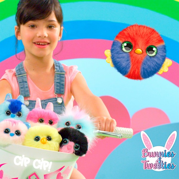 Мягкая коллекционная игрушка-сюрприз "Doki Doki" - Зайчики и птички T082-2019