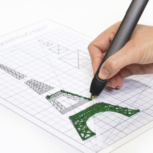 Набор аксессуаров для 3D-ручки для проф.исп. 3Doodler Create-Трафарет (поликарбон., 21* 0.1*29.7 см) DOODPAD