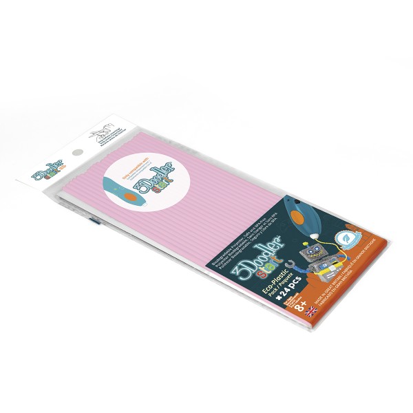 Набор стержней для 3D-ручки 3Doodler Start 3DS-ECO18-BPINK-24