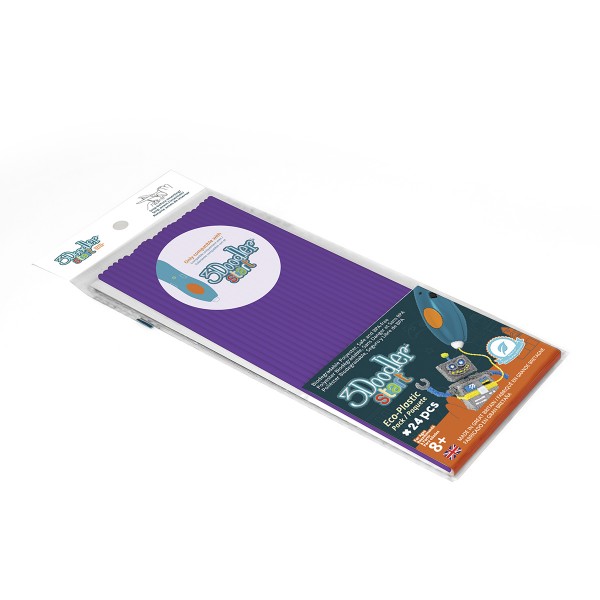 Набор стержней для 3D-ручки 3Doodler Start (фиолетовый, 24 шт) 3DS-ECO21-PURP-24