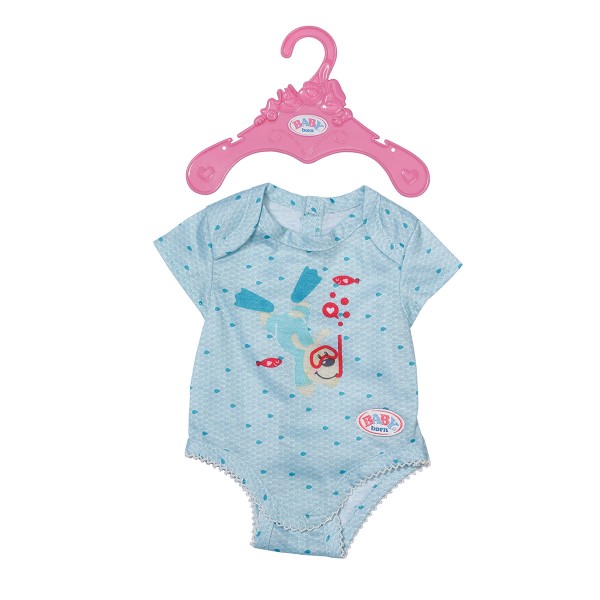 Одежда для куклы Baby Born - Боди S2 (голубое) 830130-2