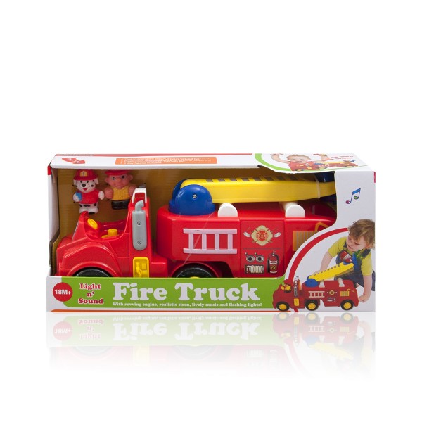 Развивающая игрушка - Пожарная Машина (механическая, свет, звук) 43265