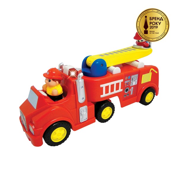 Развивающая игрушка - Пожарная Машина (механическая, свет, звук) 43265